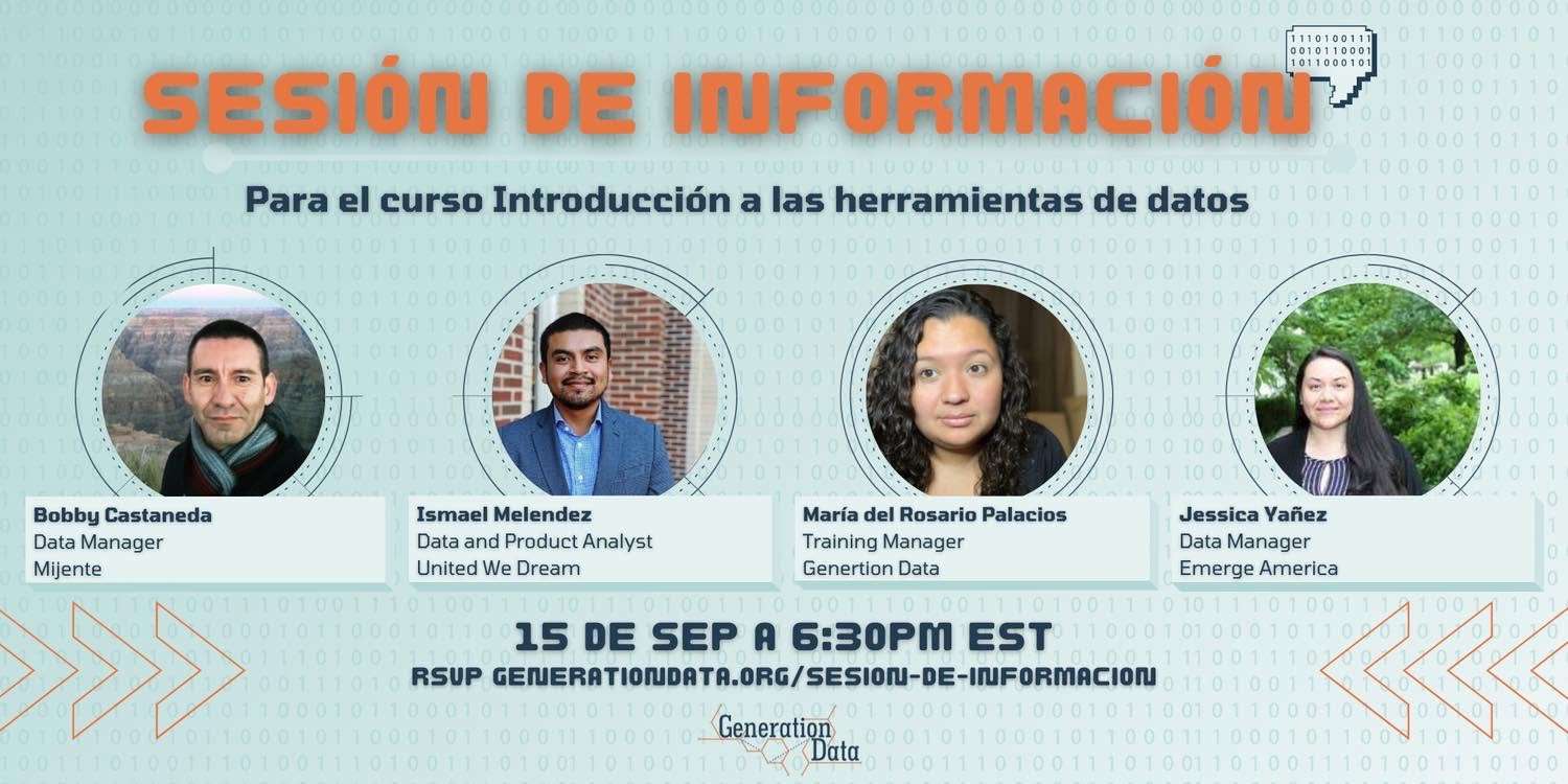 Generation Data: Sesión de Información
